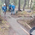 Oh Be Joyful Project - people cleaning trails near campsites