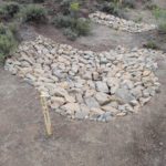 Sage Grouse Project - stone water retaining well