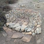 Sage Grouse Project - stone water retaining well